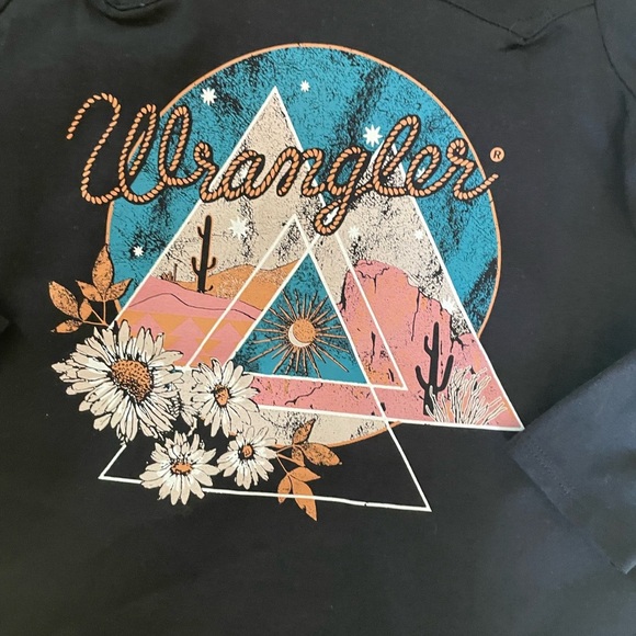 NWTS Wrangler long sleeve tee! Size XS 4! Cactus and flowers! - Picture 2 of 4